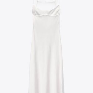 ZARA SATIN MAXI DRESS